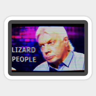 Lizard People Sticker